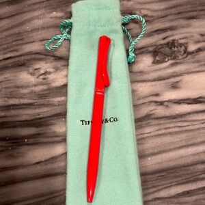 Tiffany & Co. Elsa Peretti red purse pen